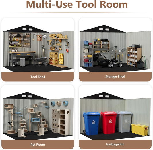 Outdoor Multifunctional Tool Shed